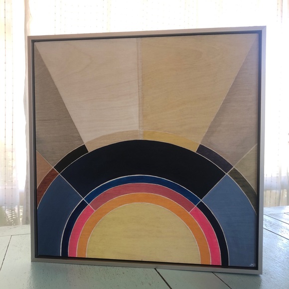 Original Oil Painting on Wood Panel in Vibrant - Picture 3 of 3